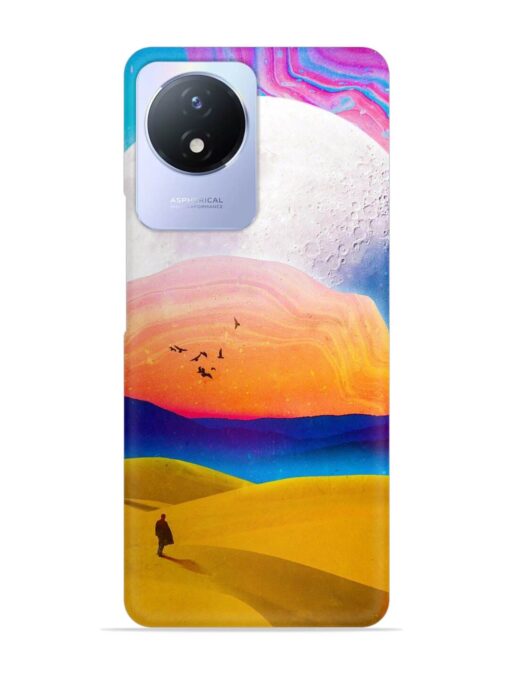 Sandy Desert Snap Case for Vivo Y02 Zapvi