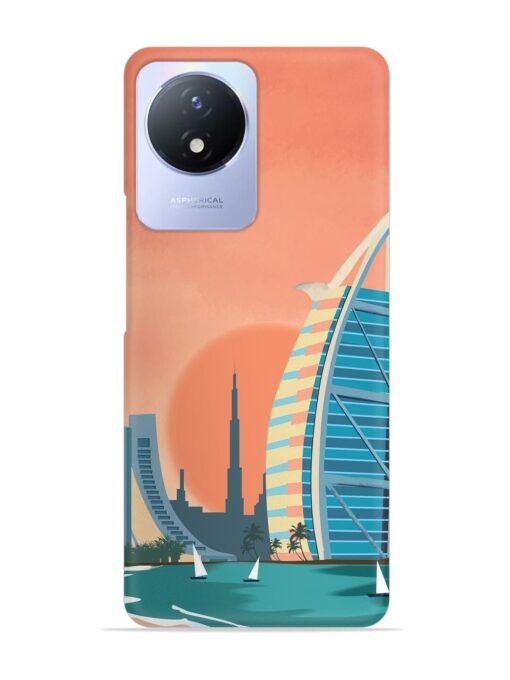 Dubai Architectural Scenery Snap Case for Vivo Y02 Zapvi