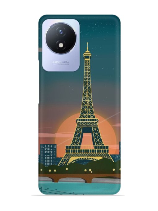 Scenery Architecture France Paris Snap Case for Vivo Y02 Zapvi