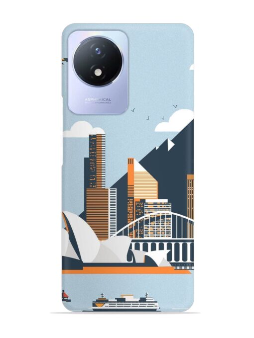 Sydney Opera Landscape Snap Case for Vivo Y02 Zapvi