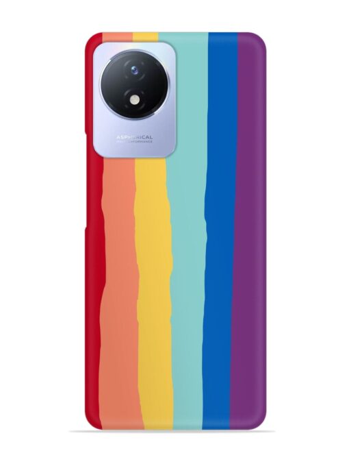 Rainbow Genuine Liquid Snap Case for Vivo Y02