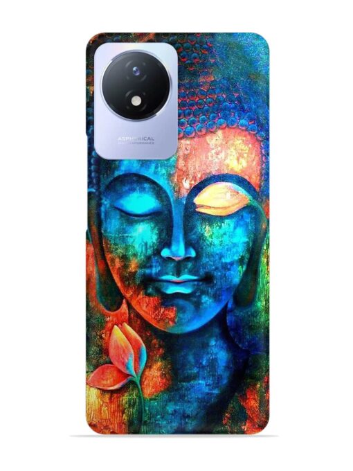 Buddha Painting Snap Case for Vivo Y02 Zapvi