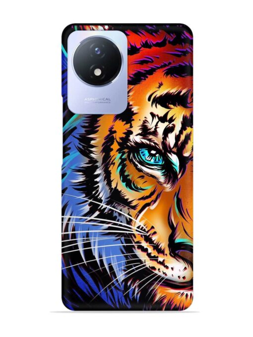 Colorful Lion Art Snap Case for Vivo Y02