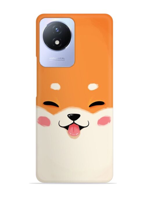 Happy Cat Art Snap Case for Vivo Y02