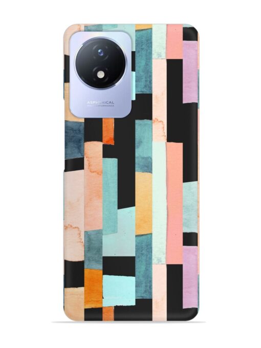 Geometric Seamless Pattern Snap Case for Vivo Y02