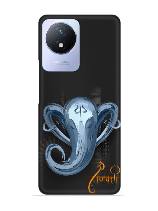 Illustration Lord Ganpati Snap Case for Vivo Y02 Zapvi