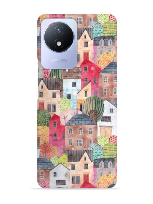 Abstract Seamless Pattern Snap Case for Vivo Y02