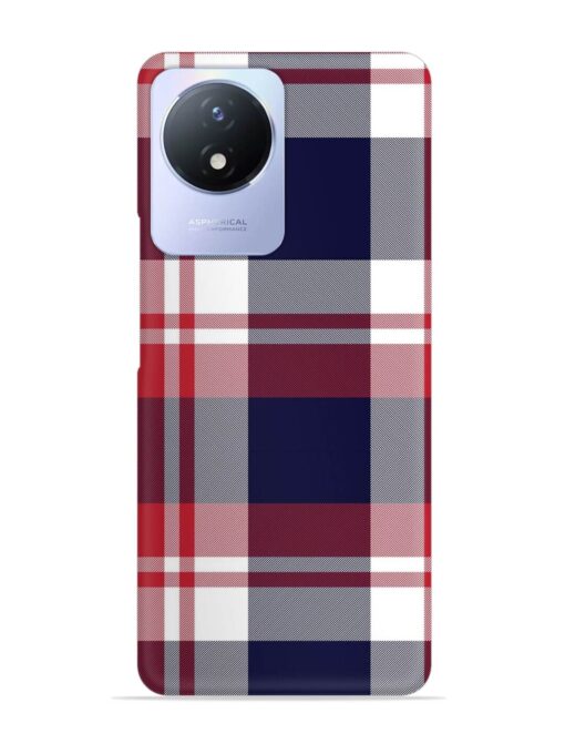 Classic Plaid Tartan Snap Case for Vivo Y02