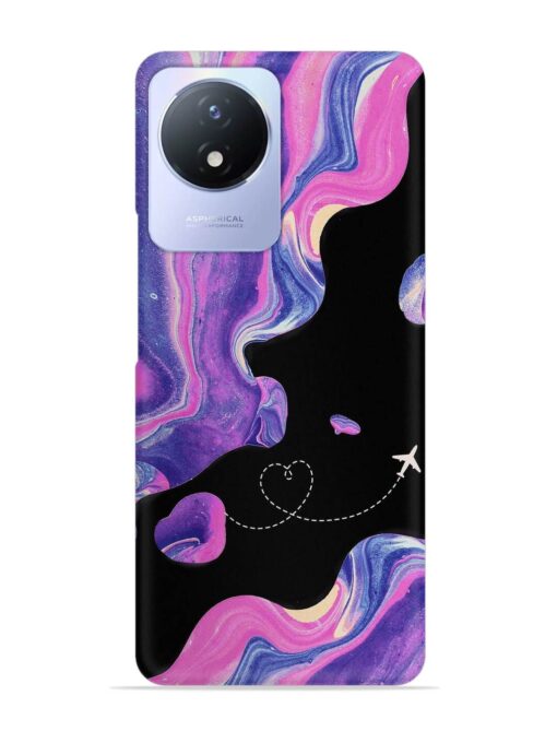 Glitter Art Snap Case for Vivo Y02