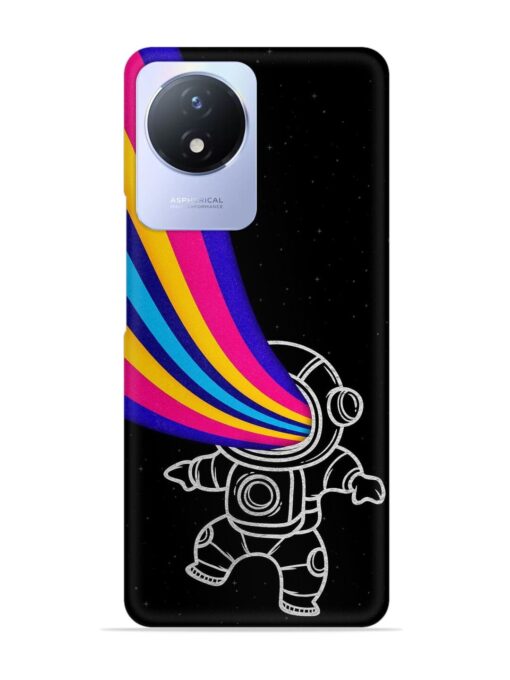 Astronaut Snap Case for Vivo Y02 Zapvi