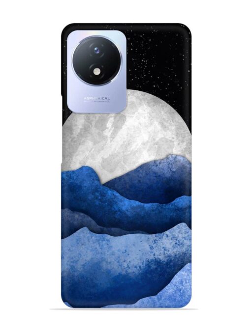 Full Moon Mountain Vector Snap Case for Vivo Y02