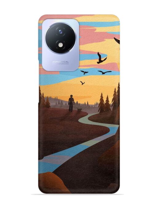 Natural Landscape Art Snap Case for Vivo Y02