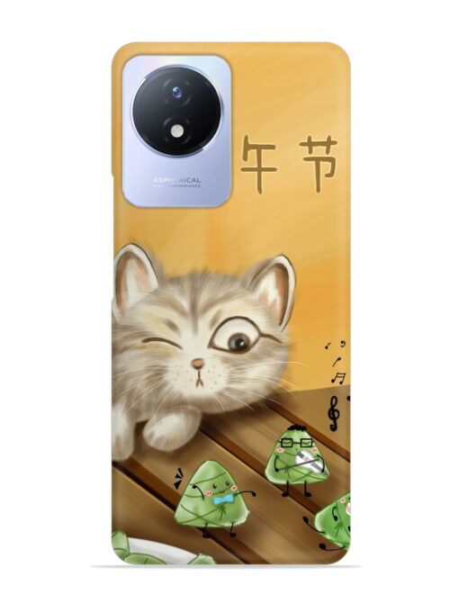 Cat Scorpion Dancing Snap Case for Vivo Y02