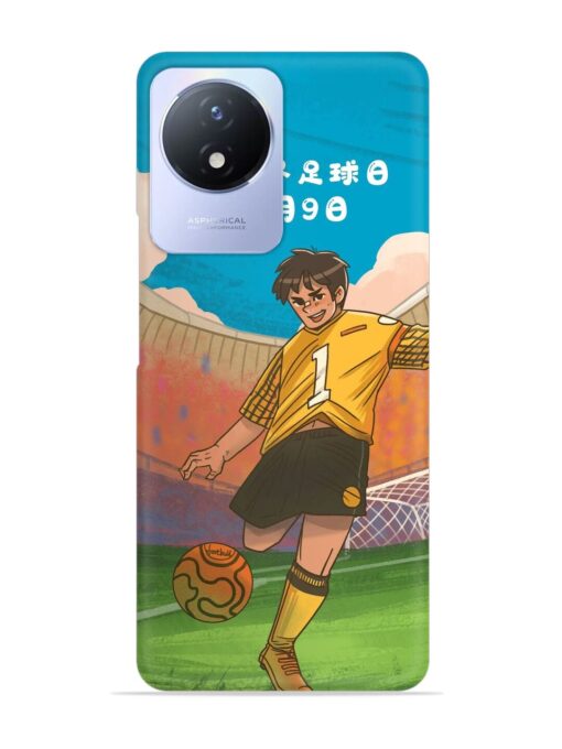 Soccer Kick Snap Case for Vivo Y02