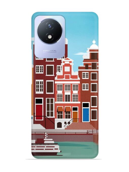 Scenery Architecture Amsterdam Landscape Snap Case for Vivo Y02T Zapvi