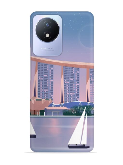 Singapore Scenery Architecture Snap Case for Vivo Y02T Zapvi