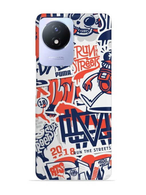 Run The Street Snap Case for Vivo Y02T Zapvi