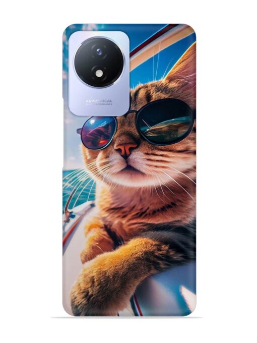 Cat In Style Snap Case for Vivo Y02T Zapvi