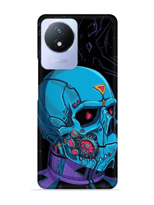 Skull Robo Vector Snap Case for Vivo Y02T Zapvi