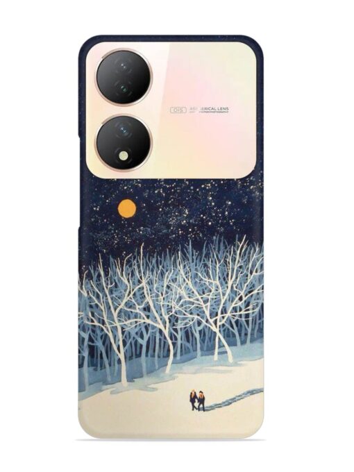 Full Moon Snowshoe Tour Snap Case for Vivo Y100 (5G)