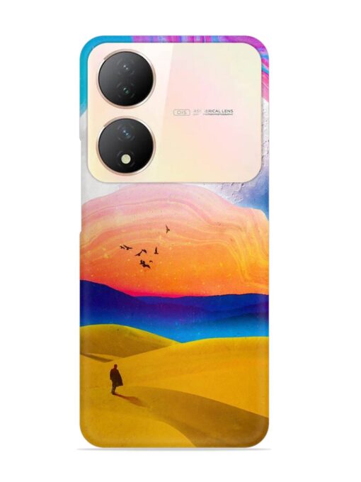 Sandy Desert Snap Case for Vivo Y100 (5G) Zapvi