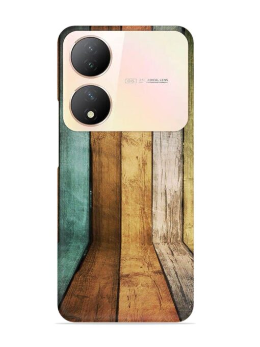 Wooden Realistic Art Snap Case for Vivo Y100 (5G) Zapvi