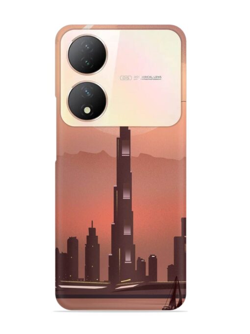 Landmark Burj Khalifa Snap Case for Vivo Y100 (5G) Zapvi