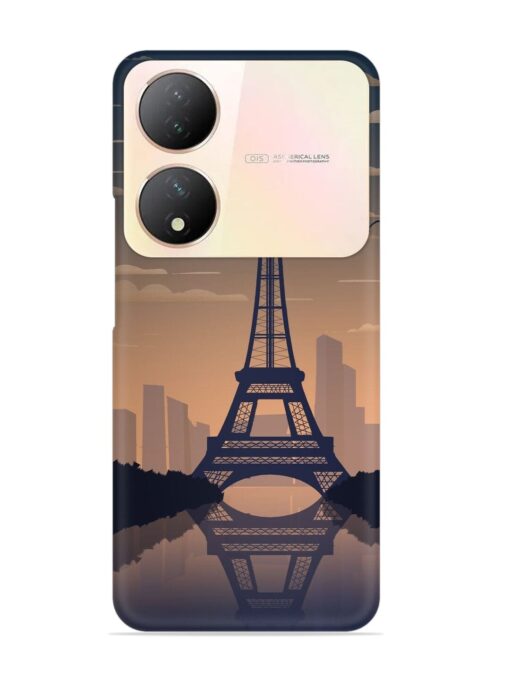 France Paris Eiffel Tower Gradient Snap Case for Vivo Y100 (5G)