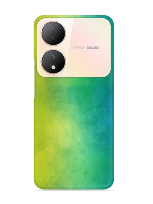 Yellow Green Gradient Snap Case for Vivo Y100 (5G) Zapvi