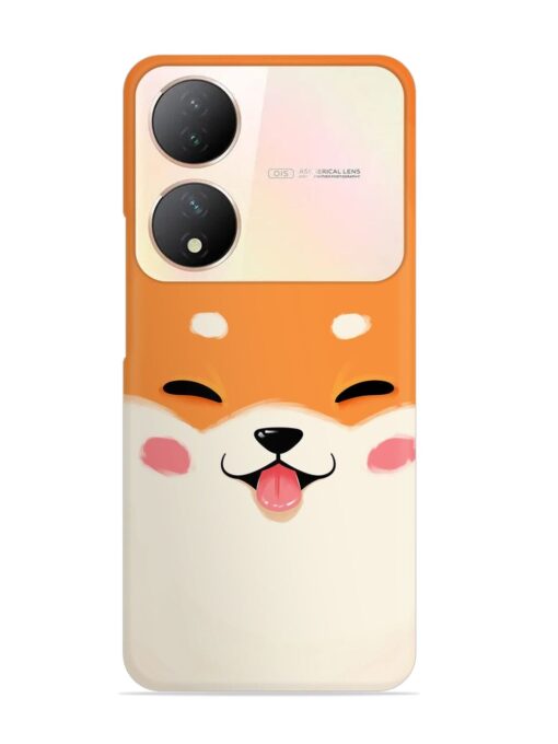 Happy Cat Art Snap Case for Vivo Y100 (5G)