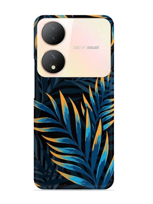 Abstract Leaf Art Snap Case for Vivo Y100 (5G) Zapvi