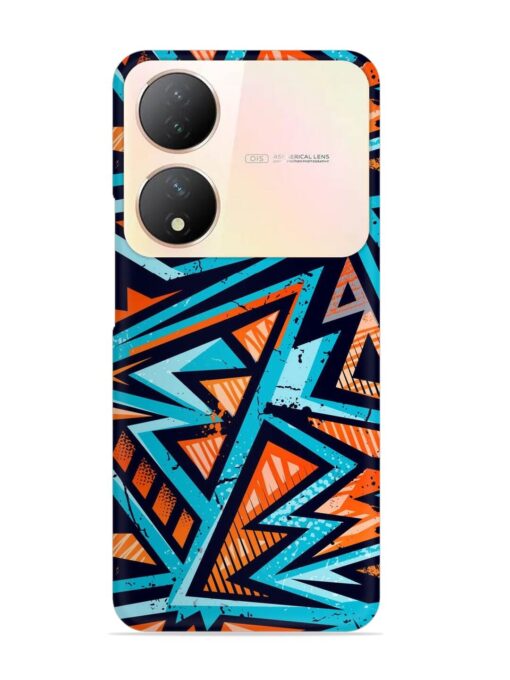 Abstract Seamless Grunge Snap Case for Vivo Y100 (5G) Zapvi