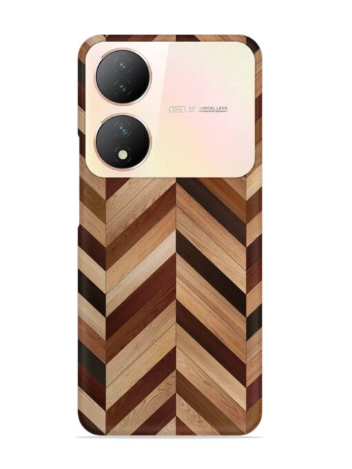 Seamless Wood Parquet Snap Case for Vivo Y100 (5G) Zapvi