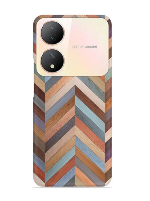 Seamless Wood Parquet Snap Case for Vivo Y100 (5G) Zapvi