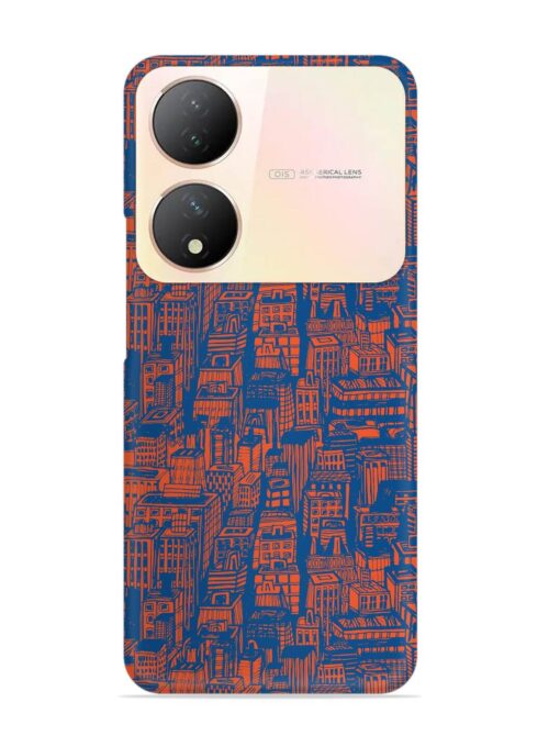 Hand Drawn Seamless Snap Case for Vivo Y100 (5G)