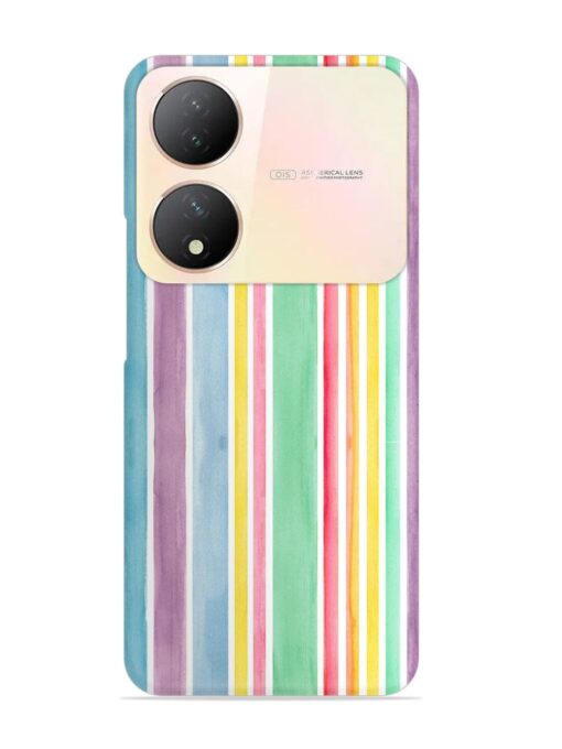 Hand Drawn Watercolor Snap Case for Vivo Y100 (5G) Zapvi