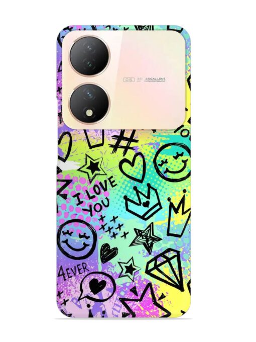 Bright Seamless Pattern Snap Case for Vivo Y100 (5G) Zapvi