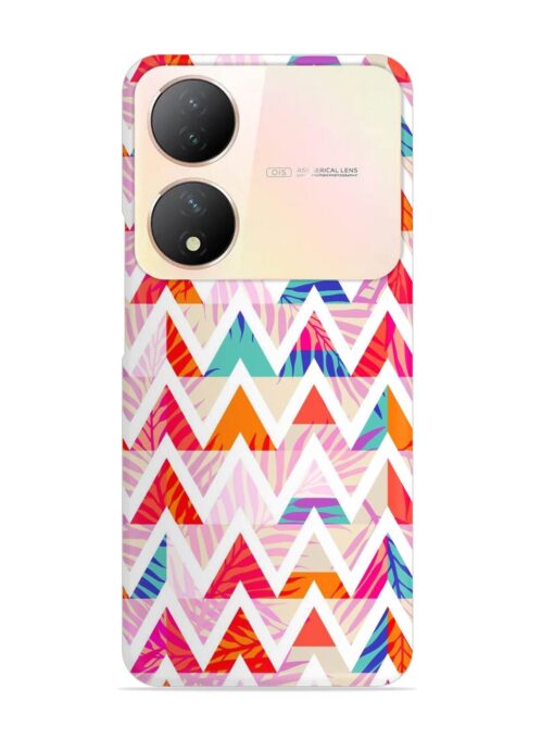 Abstract Triangle Background Snap Case for Vivo Y100 (5G)