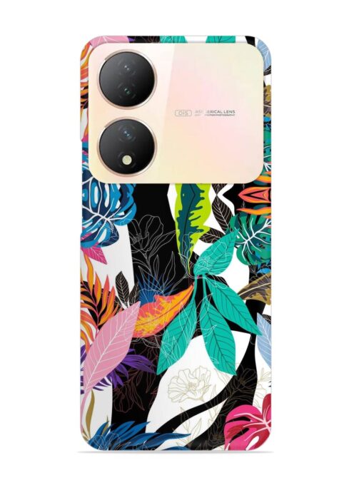 Floral Pattern Bright Snap Case for Vivo Y100 (5G) Zapvi