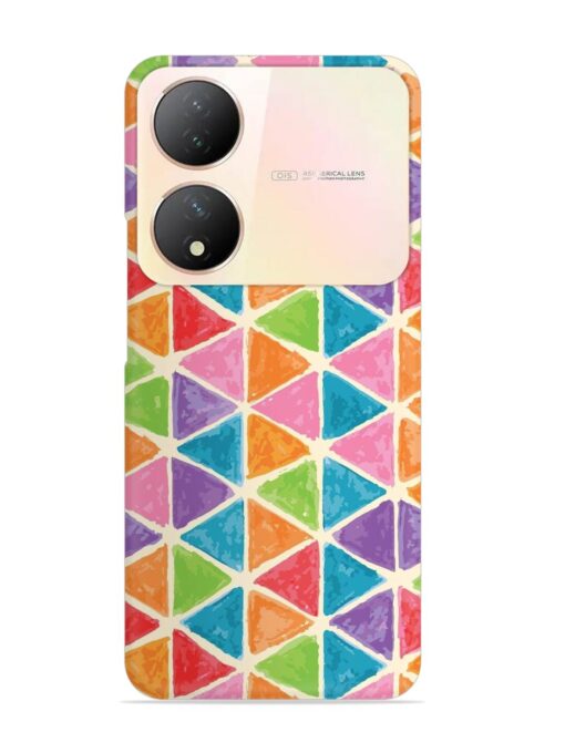 Seamless Colorful Isometric Snap Case for Vivo Y100 (5G) Zapvi