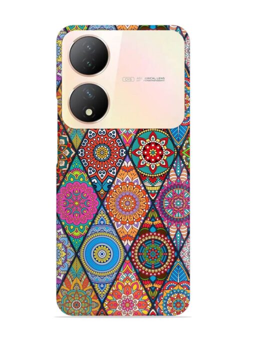 Seamless Tile Pattern Snap Case for Vivo Y100 (5G) Zapvi