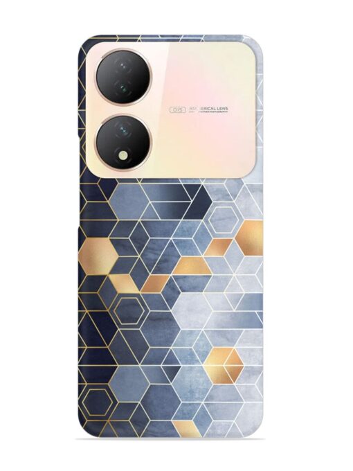 Geometric Abstraction Hexagons Snap Case for Vivo Y100 (5G) Zapvi