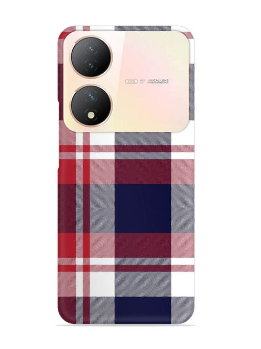 Classic Plaid Tartan Snap Case for Vivo Y100 (5G)