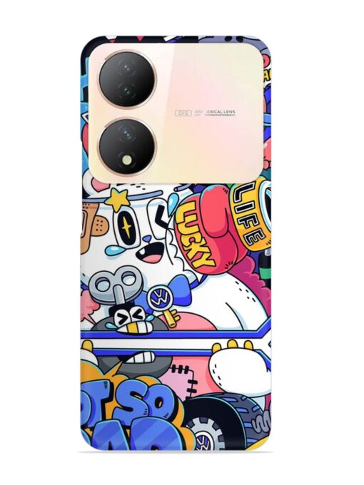 Universal Doodle Snap Case for Vivo Y100 (5G) Zapvi