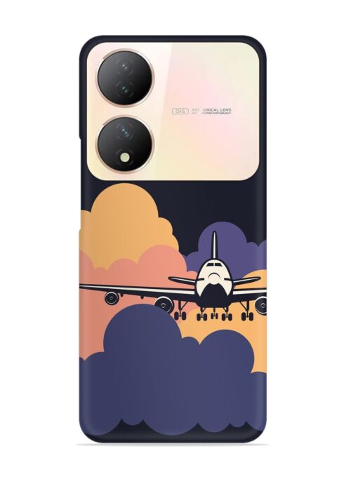 Aeroplane vector Snap Case for Vivo Y100 (5G) Zapvi