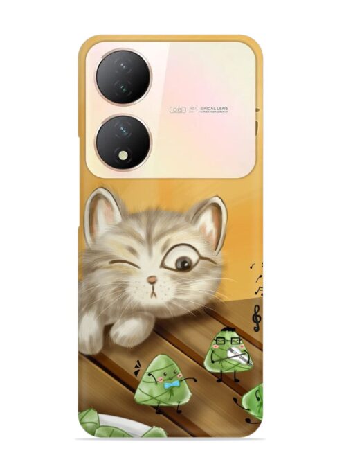 Cat Scorpion Dancing Snap Case for Vivo Y100 (5G)