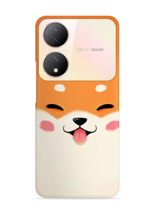 Cute Dog Face Vector Snap Case for Vivo Y100A (5G) Zapvi