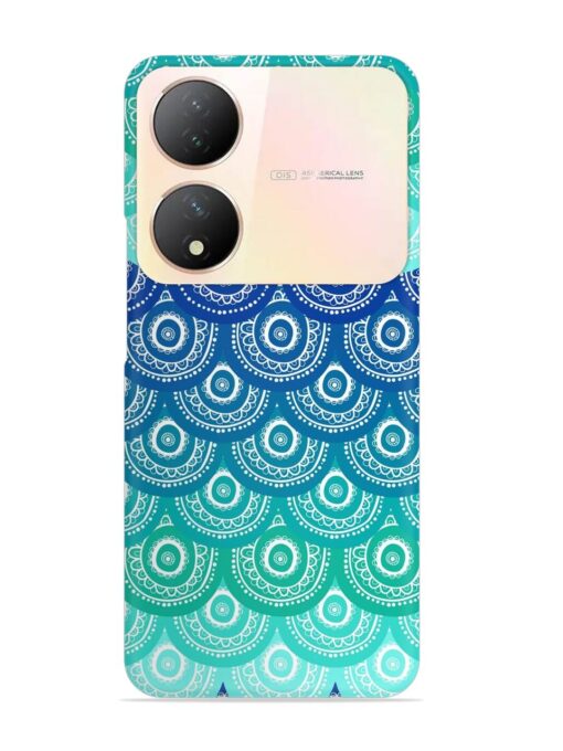 Ethnic Seamless Pattern Snap Case for Vivo Y100A (5G) Zapvi