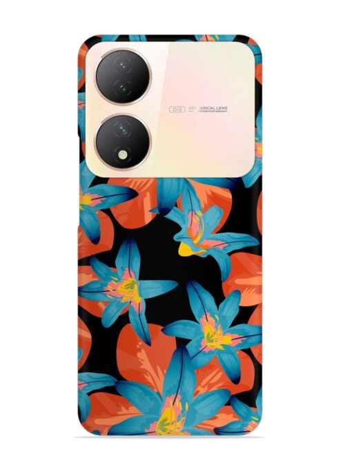 Philippine Flowers Seamless Snap Case for Vivo Y100A (5G) Zapvi