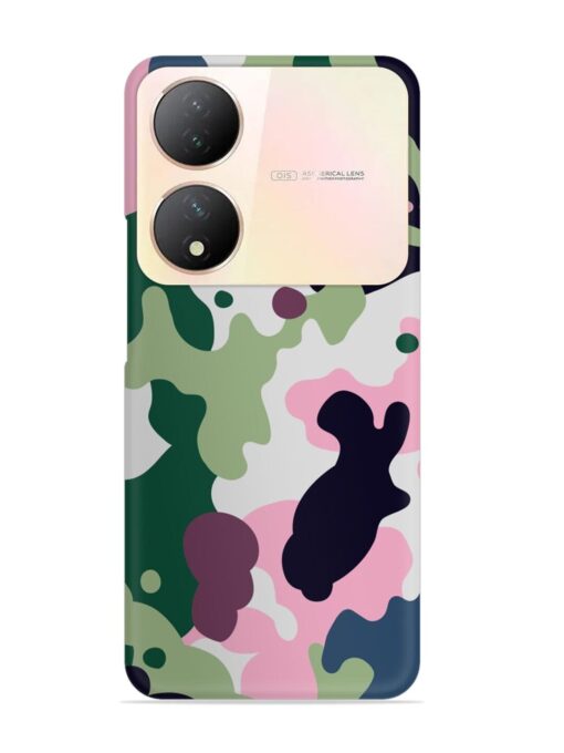 Seamless Funky Camouflage Snap Case for Vivo Y100A (5G) Zapvi